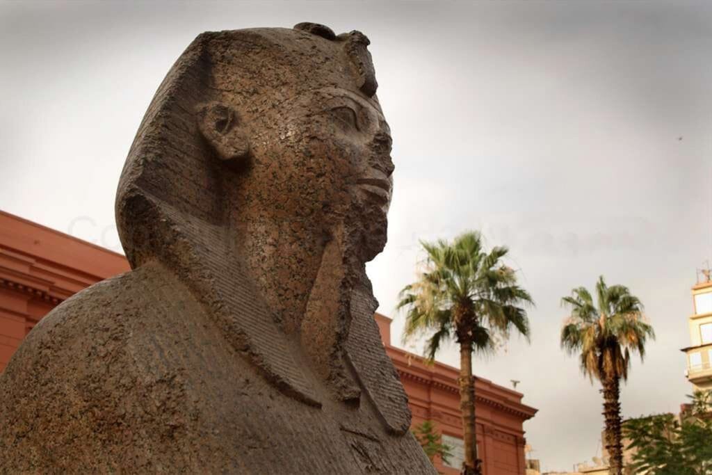 Ancient granite statues